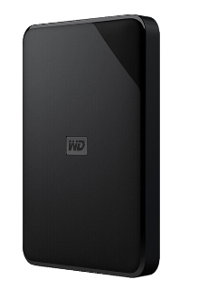  西部数据(WD)1TB USB3.0移动硬盘Elements SE 新元素系列2.5英寸(稳定耐用 海量存储)WDBEPK0010BBK